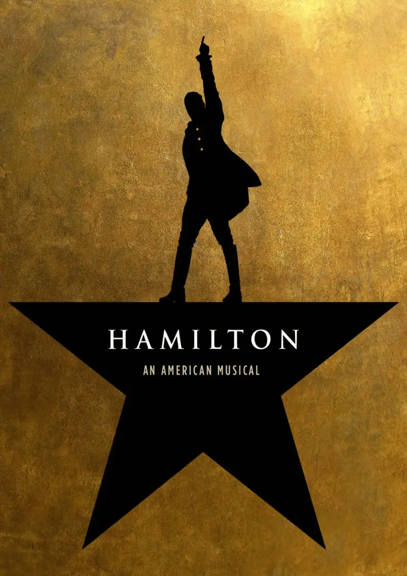 Hamilton theater production poster